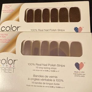 Color street Nail Polish strips,set of 2. Russian Around, Berlin It To Win It.